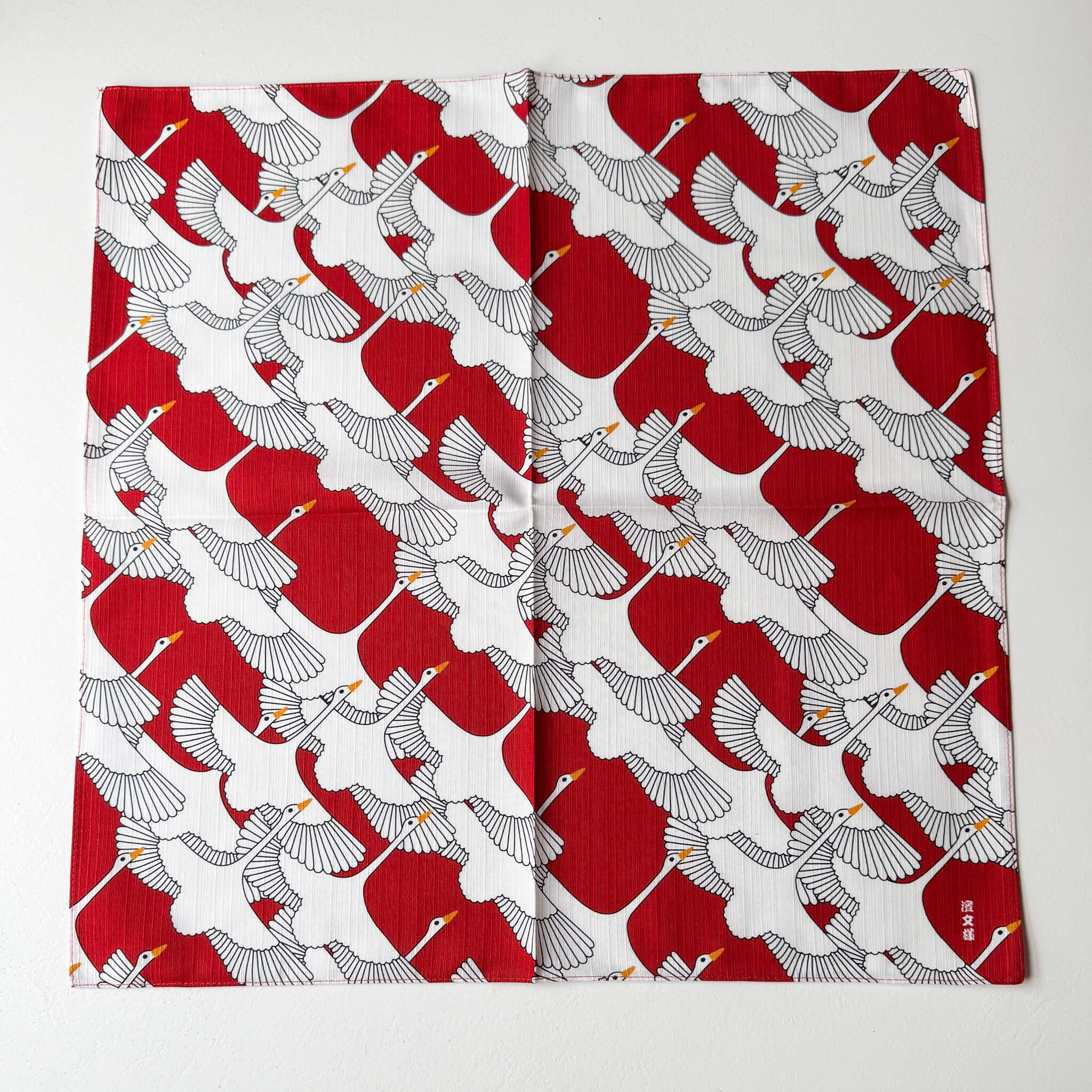 Mini Furoshiki 50cmx50cm | Crane