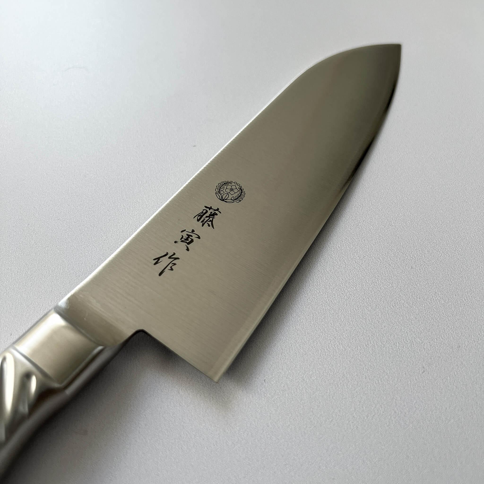 Cobalt Metal Santoku Knife 170mm - TOJIRO PRO DP ( Japanese Kitchen Knife ) - Nagamochi Shop