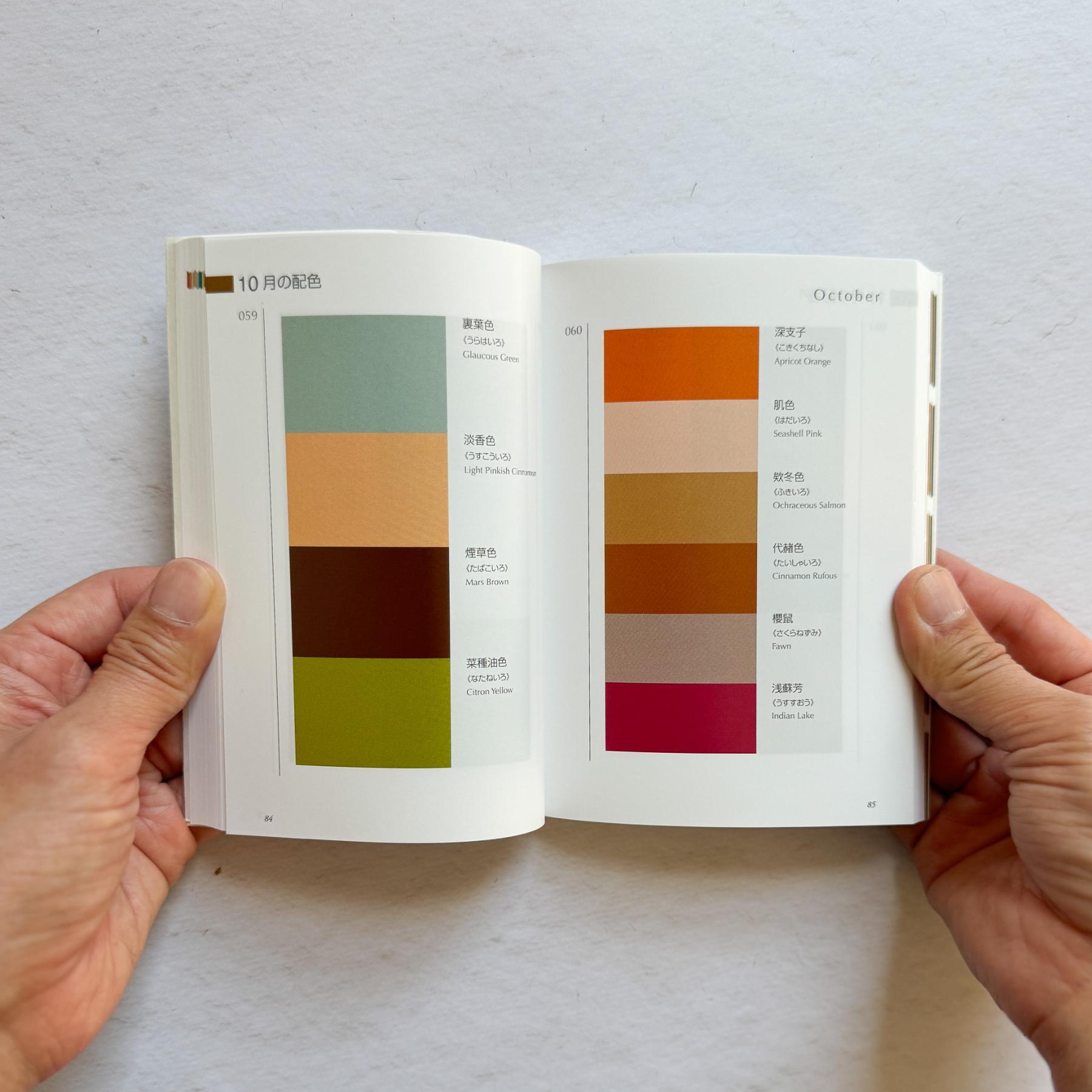 Dictionary of Color Combinations Vol.2 | Colors of the Taisho and Showa Periods - Nagamochi Shop