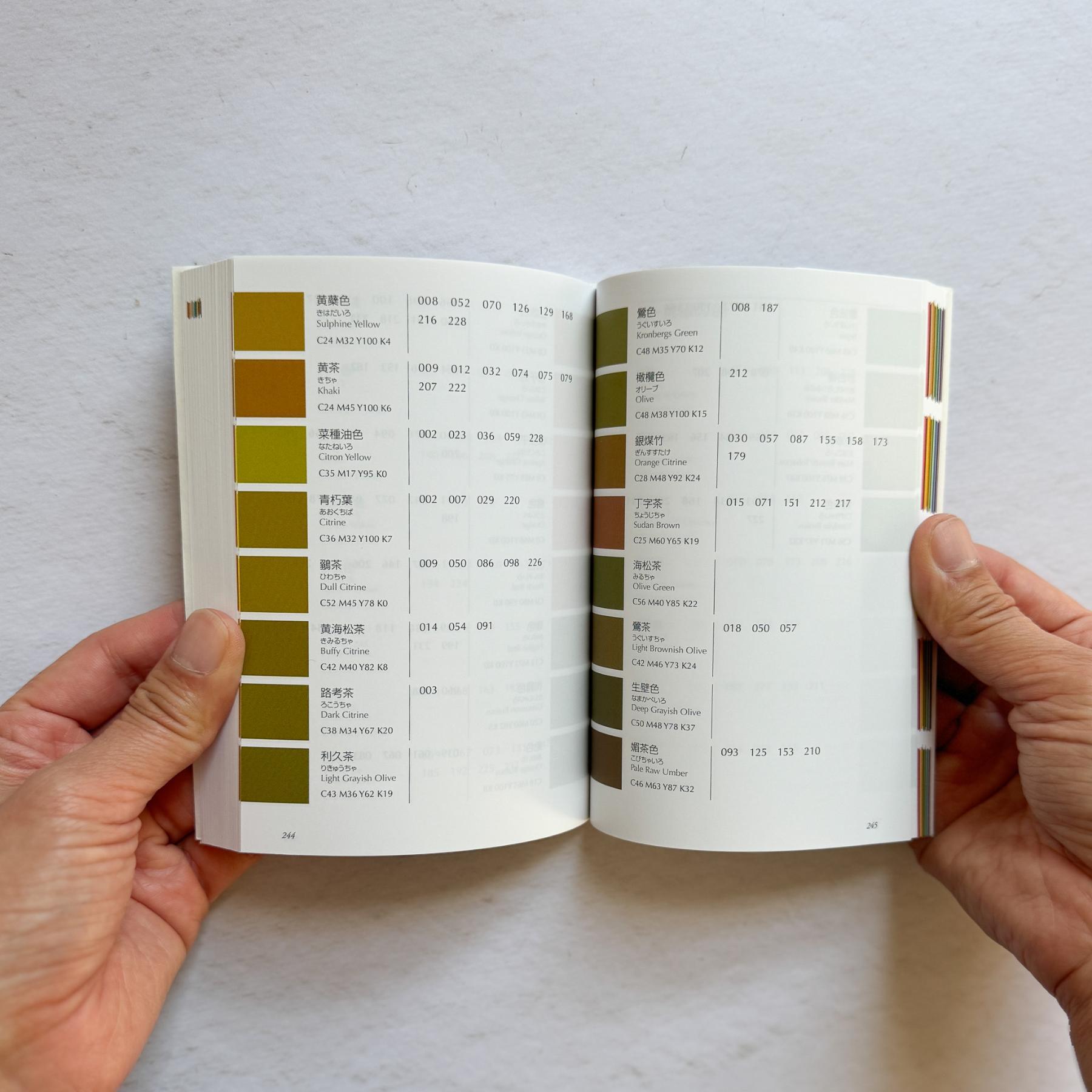 Dictionary of Color Combinations Vol.2 | Colors of the Taisho and Showa Periods - Nagamochi Shop
