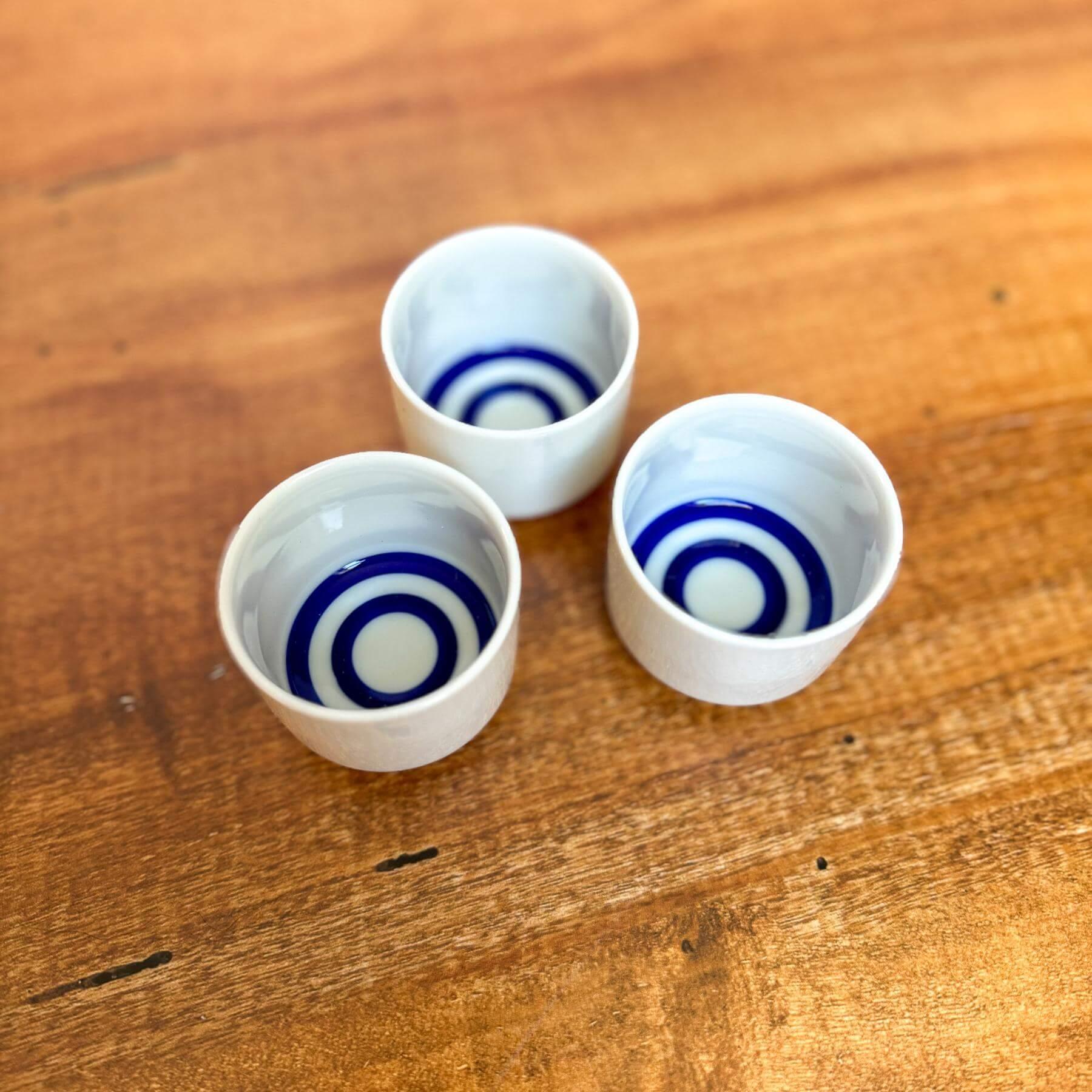Tasting Sake Cup (Janome Choko) | Mino Ware - Nagamochi Shop