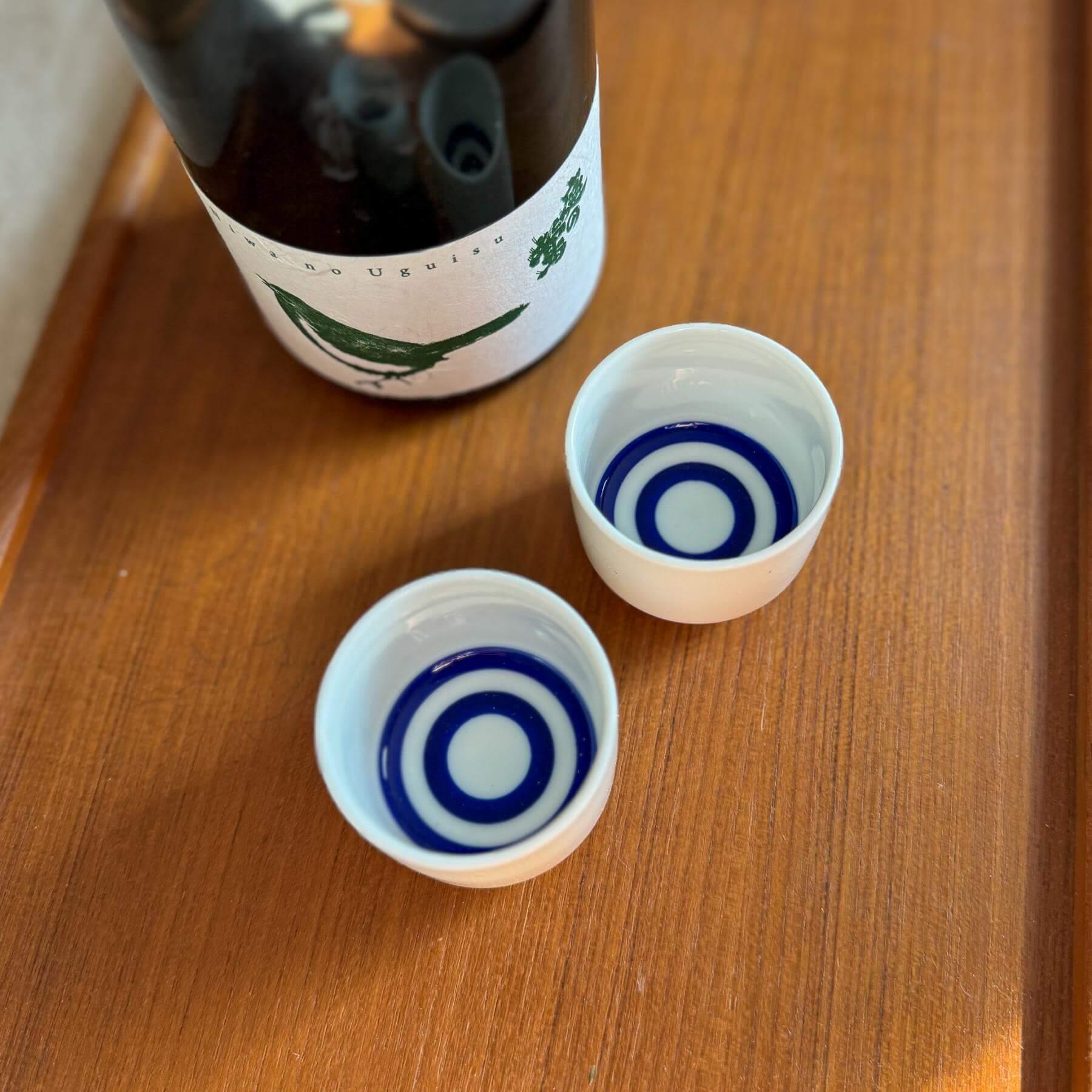 Tasting Sake Cup (Janome Choko) | Mino Ware - Nagamochi Shop