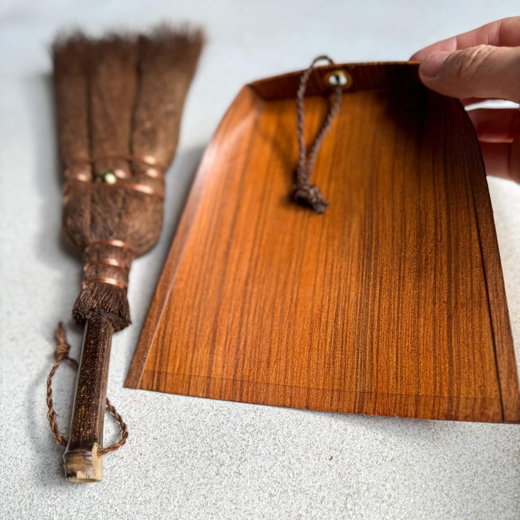 Kakishibu Harimi Dustpan | Table Dust Pan - Nagamochi Shop