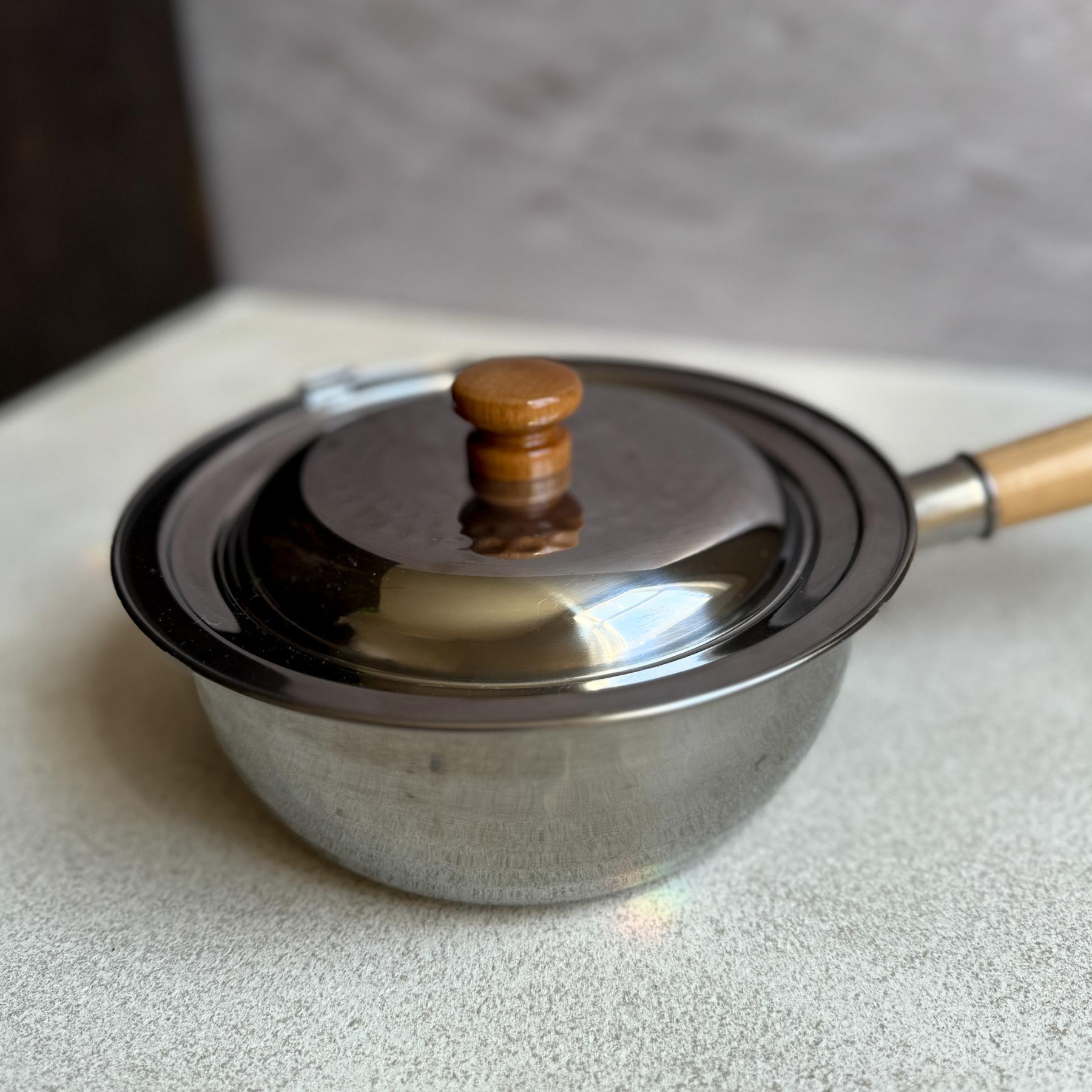 YOSHIKAWA Stainless Steel Yukihira Pot 18cm - Nagamochi Shop