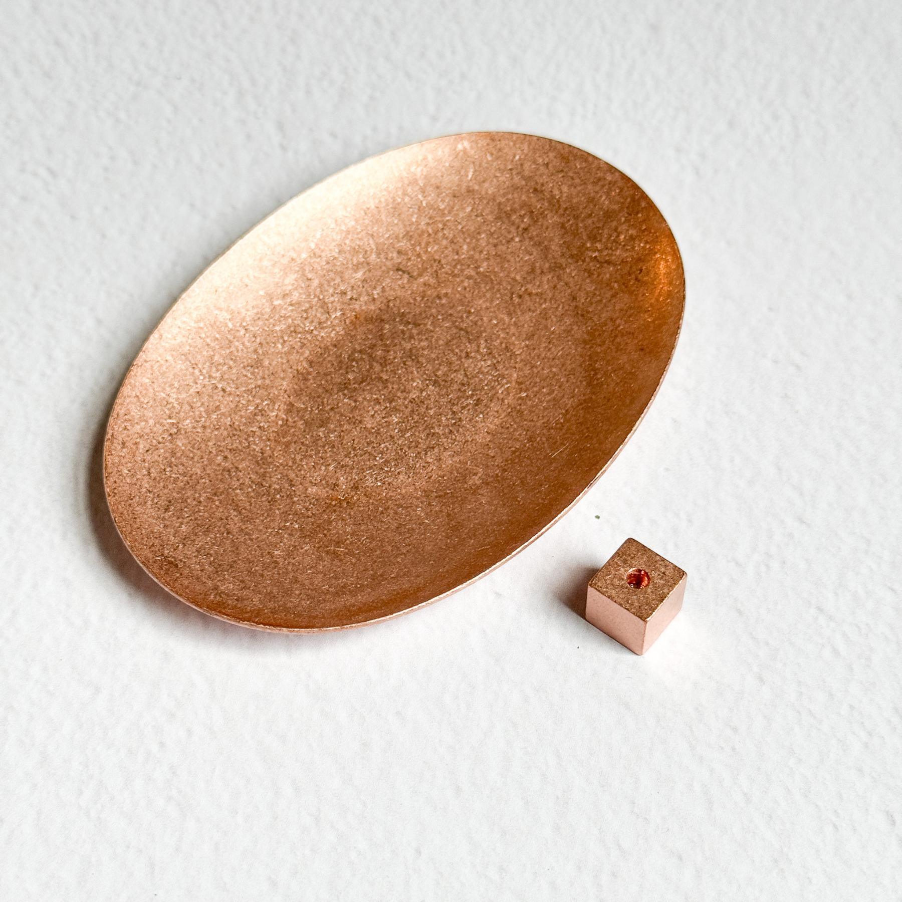 Aluminium x Copper Incense Holder - Nagamochi Shop