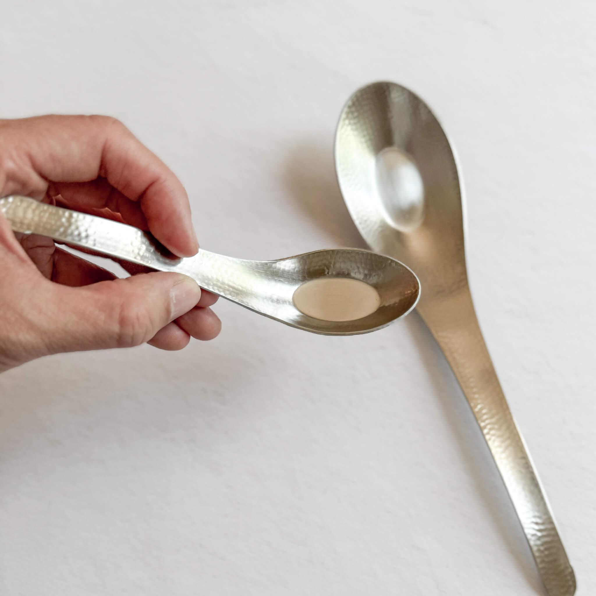 Stainless Steel Soup Spoon made in Tubame - Nagamochi Shop