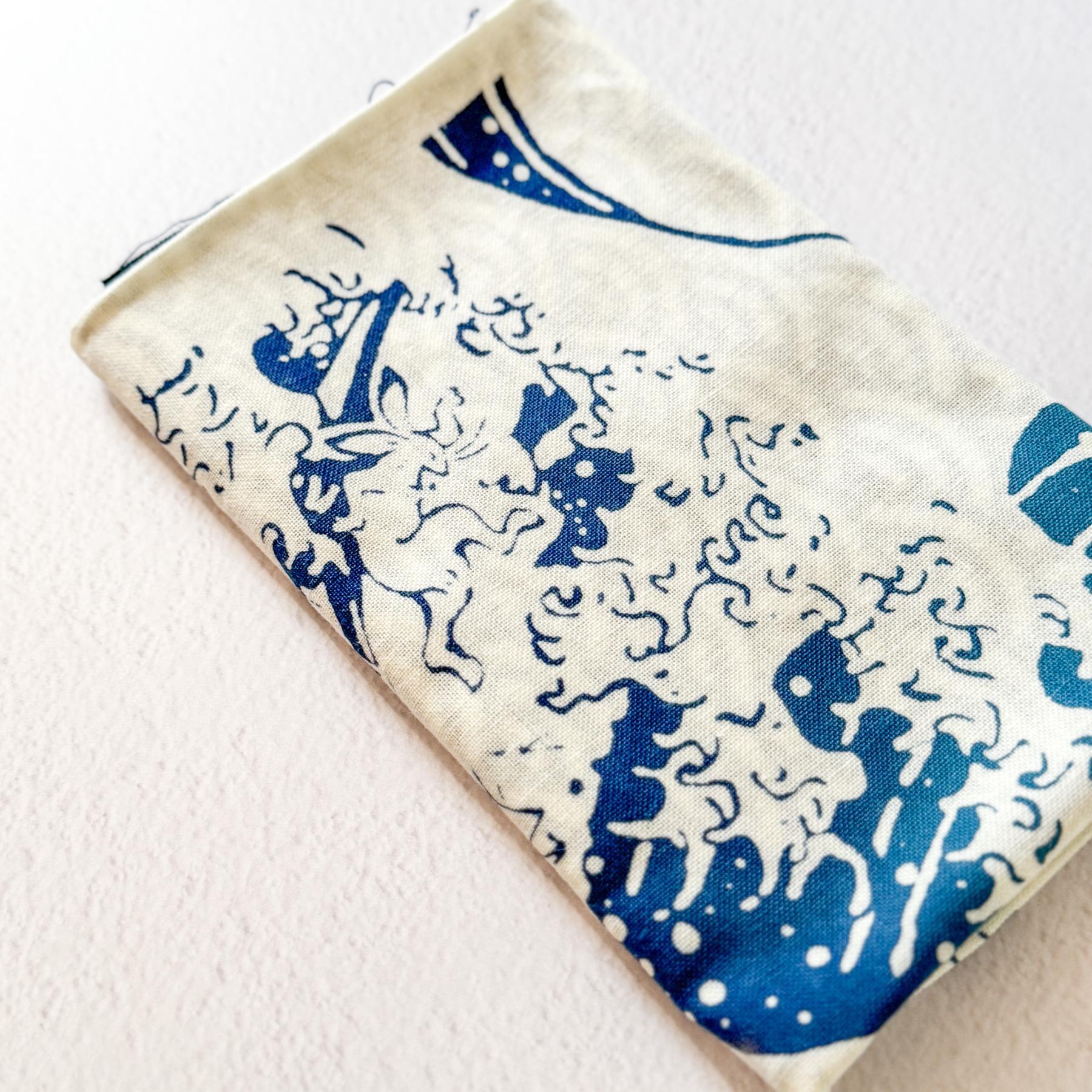 Tenugui Chojugiga Manga | The Great Wave off KANAGAWA - Nagamochi Shop