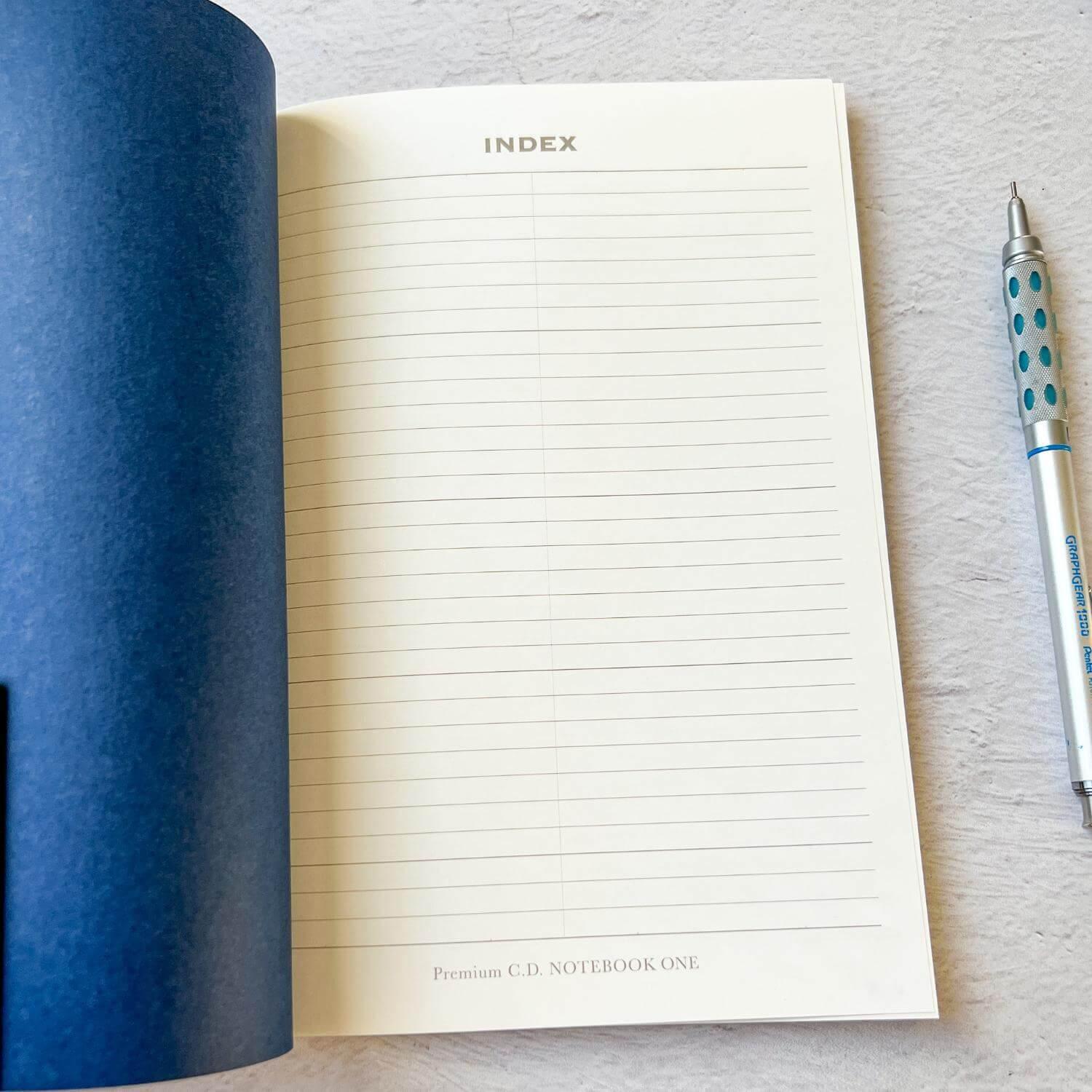 APICA Premium C.D. Notebook A5 / 7mm Ruled / 32 Sheets - Nagamochi Shop