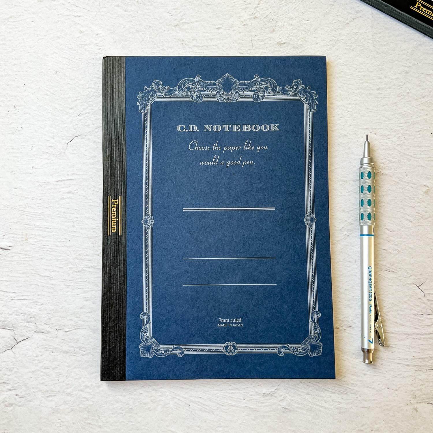 APICA Premium C.D. Notebook A5 / 7mm Ruled / 32 Sheets - Nagamochi Shop