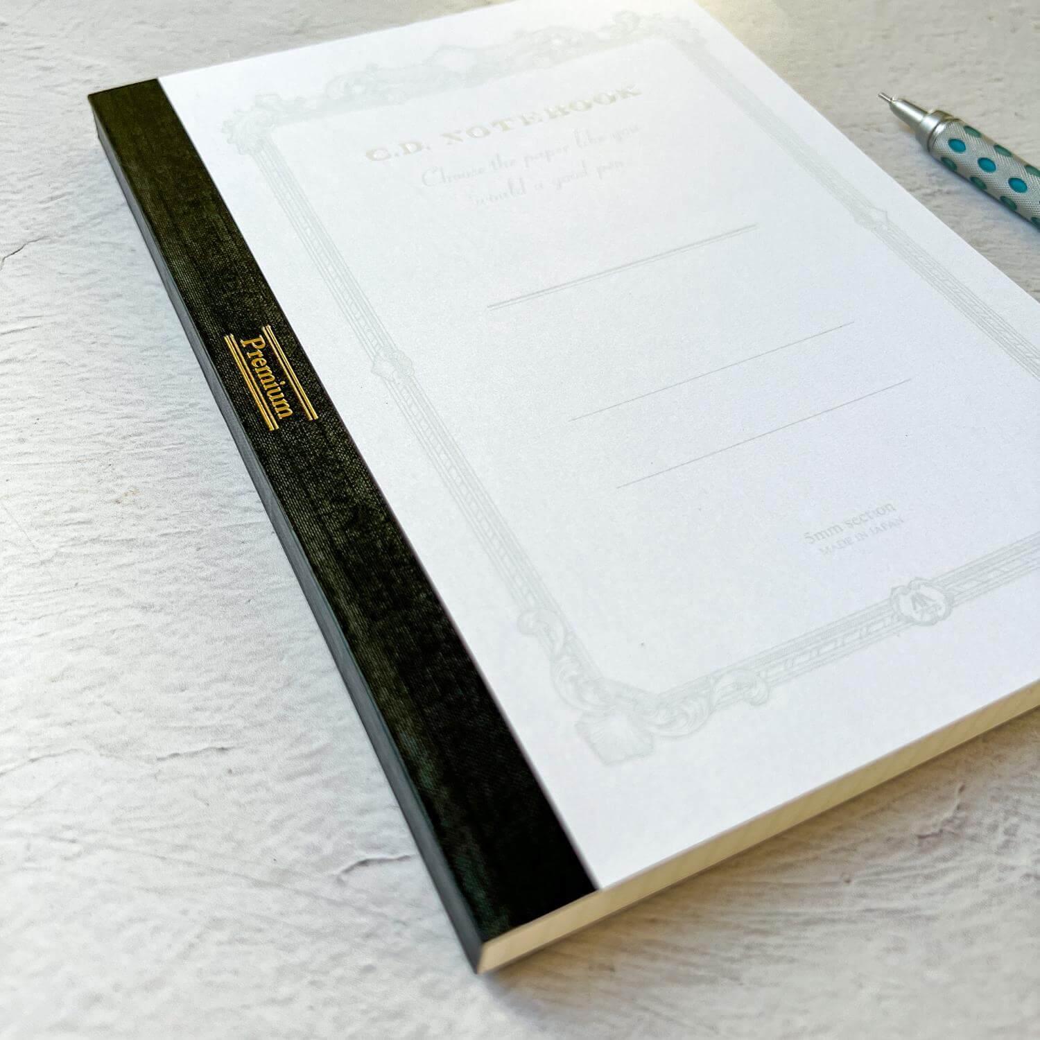 APICA Premium C.D. Notebook Limited Color A5 / 5mm Grid / 96 Sheets - Nagamochi Shop