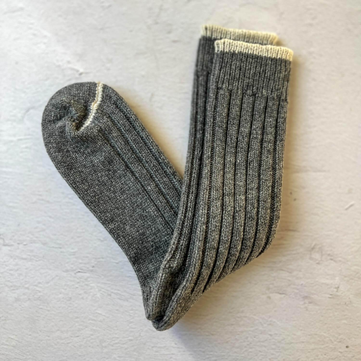 Quality Low Gauge Wool Socks Made in Nara Japan - Nagamochi Shop