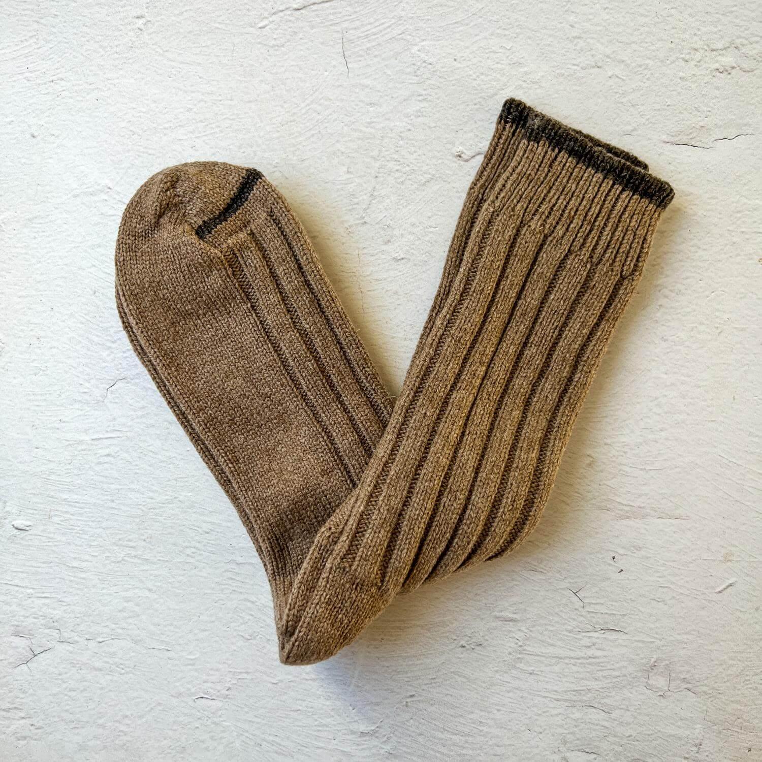 Quality Low Gauge Wool Socks Made in Nara Japan - Nagamochi Shop