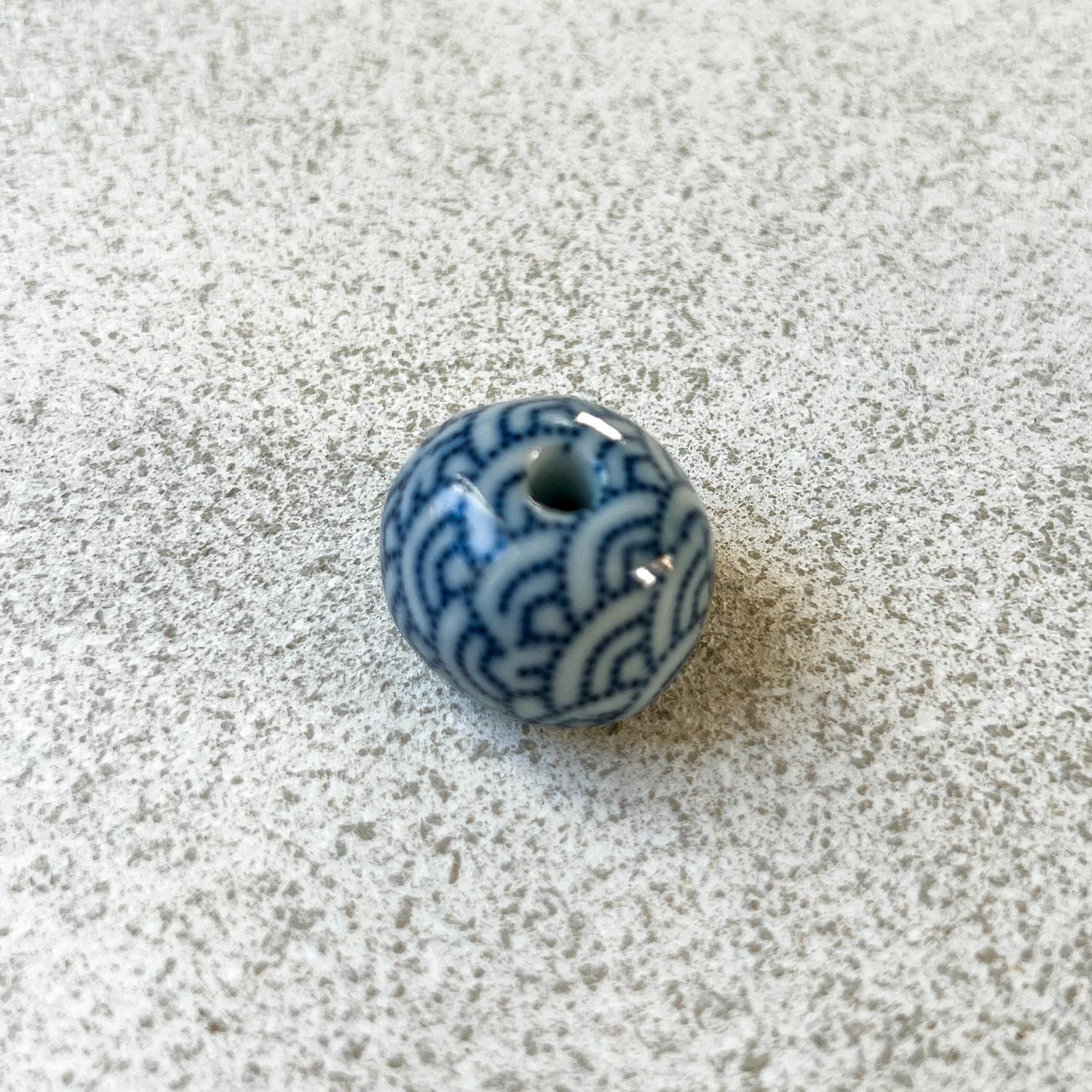 Mino Porcelain Ball Incense Holder - Nagamochi Shop