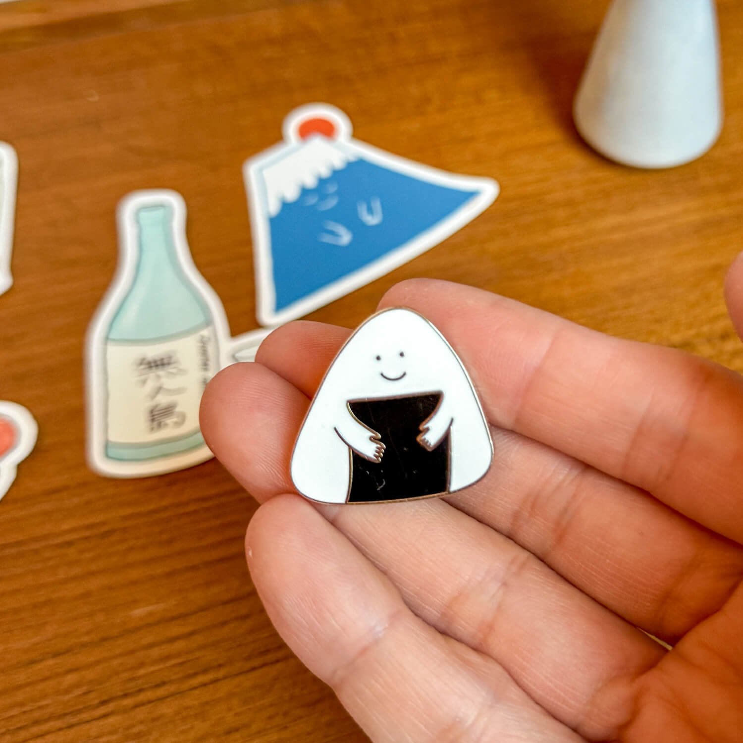 Onigiri Pin by foonie - Nagamochi Shop