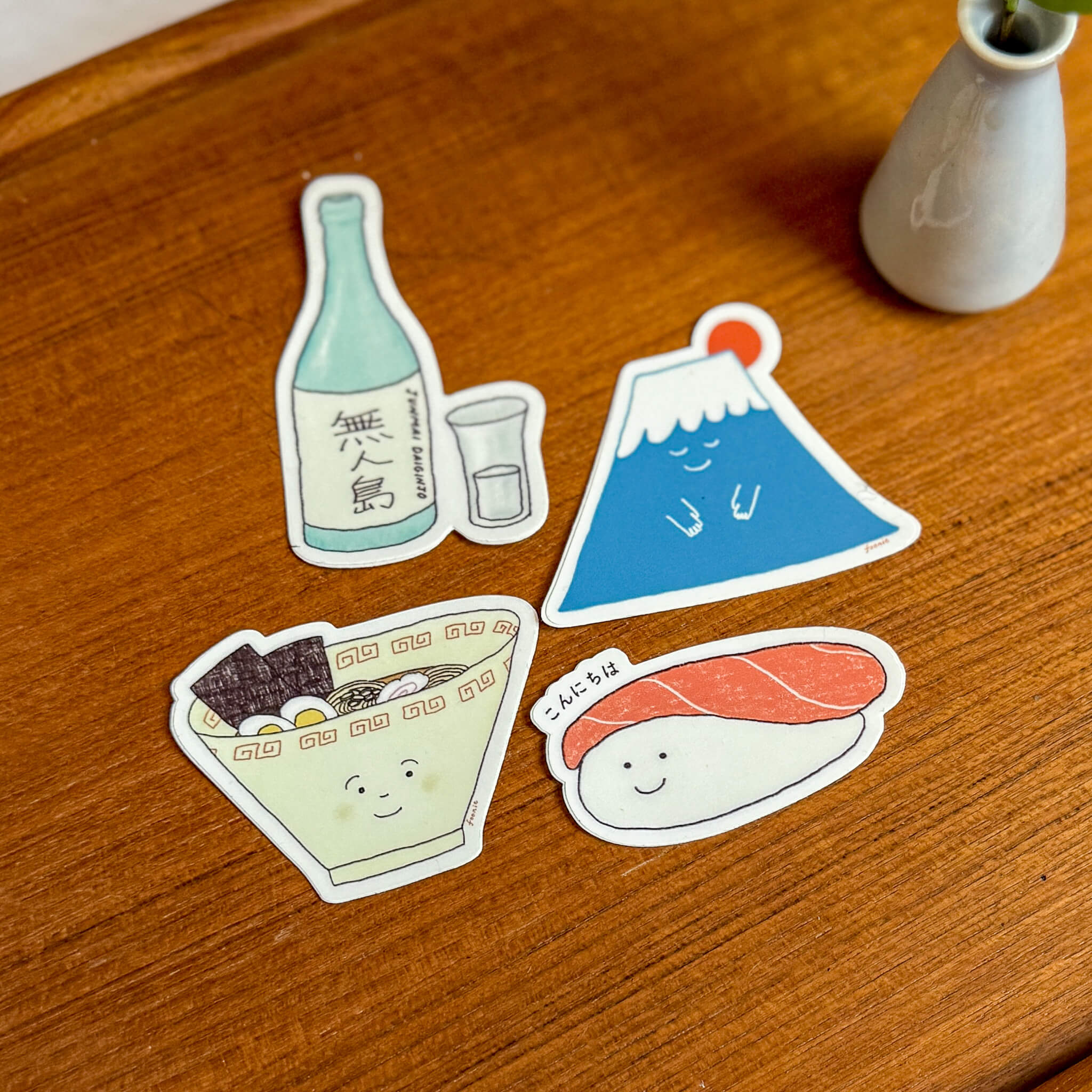 Japan Essentials Stickers by foonie - Nagamochi Shop