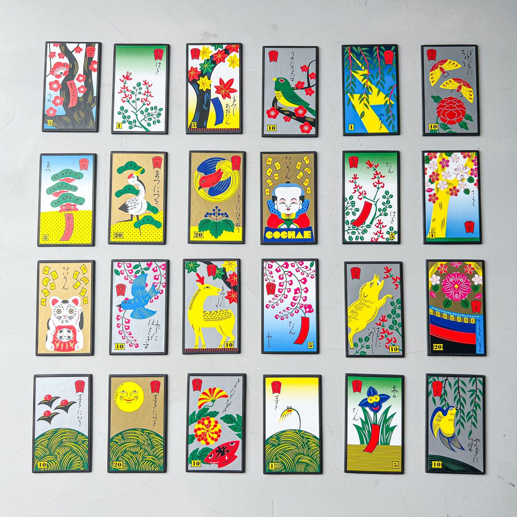 Modern Designed Hanafuda "Japanese Flower Card Game" by COCHAE - Nagamochi Shop