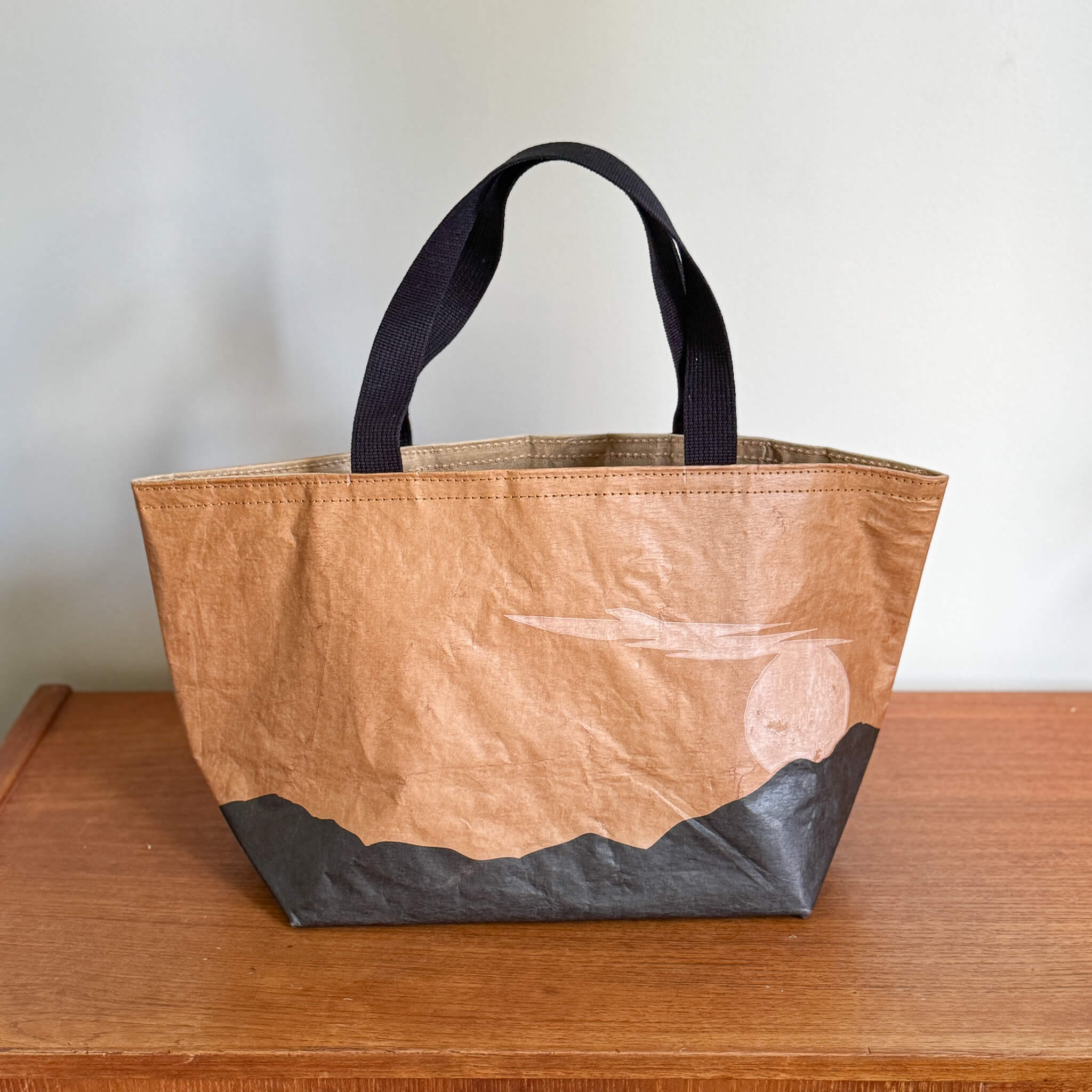 Handbag Made from Recycled Japanese Rice Bag