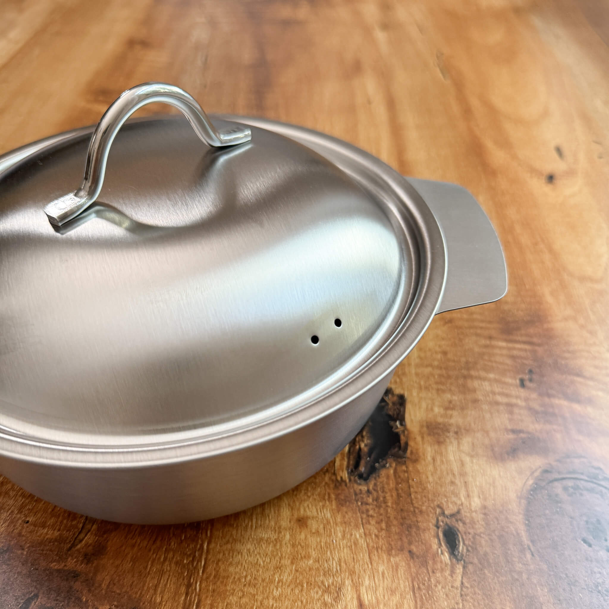 18cm Stainless Steel Pot with Lid / YOSHIKAWA - Nagamochi Shop