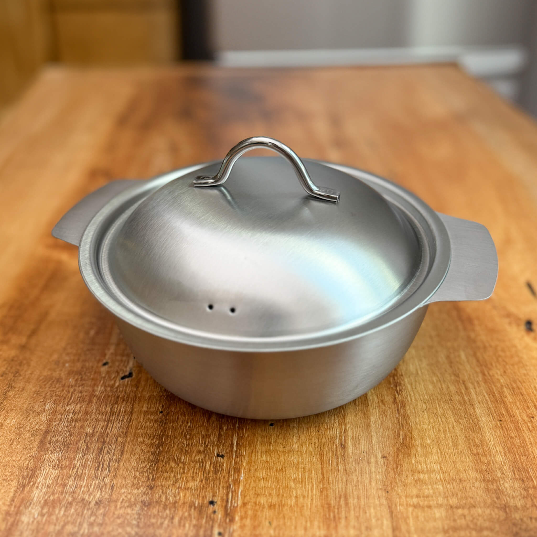 18cm Stainless Steel Pot with Lid / YOSHIKAWA - Nagamochi Shop