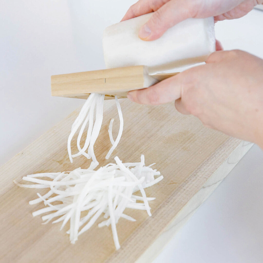 Wooden Shredder | Vegetable Julienne Slicer - Nagamochi Shop