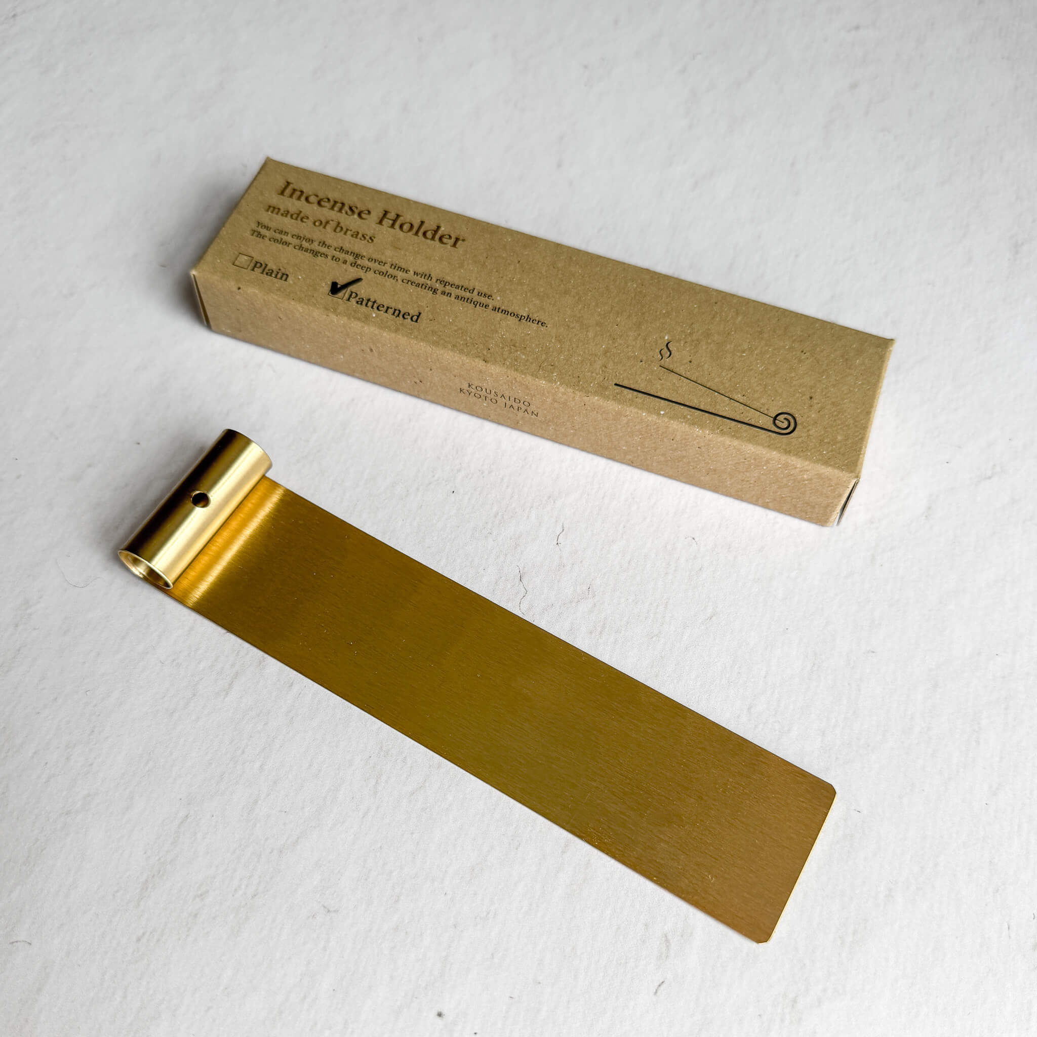 Brass Plate Japanese Incense Holder