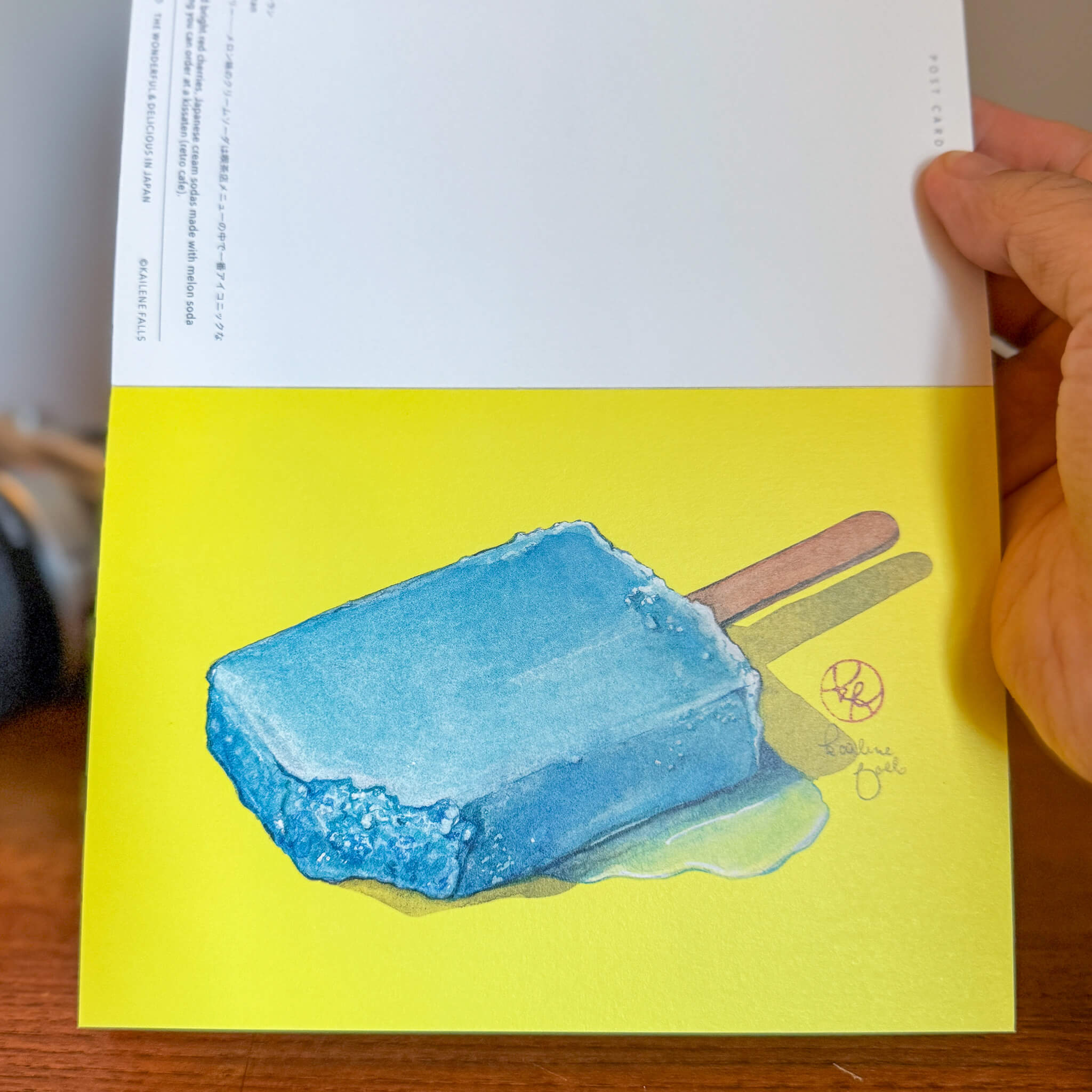 Food illustration Postcard Book "The Wonderful and Delicious in Japan"