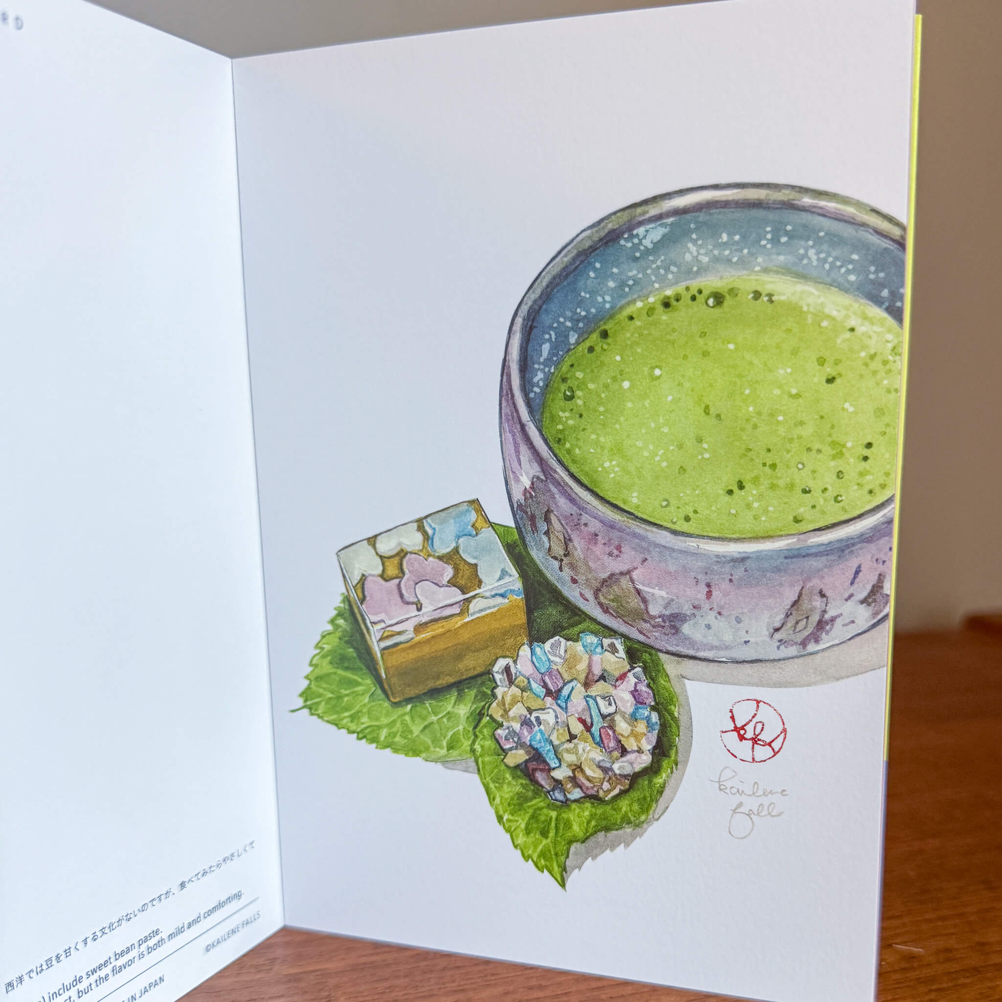 Food illustration Postcard Book "The Wonderful and Delicious in Japan"