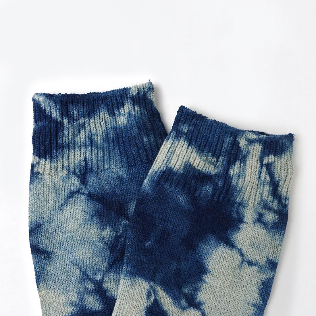 Japanese Indigo Shibori Washi Socks