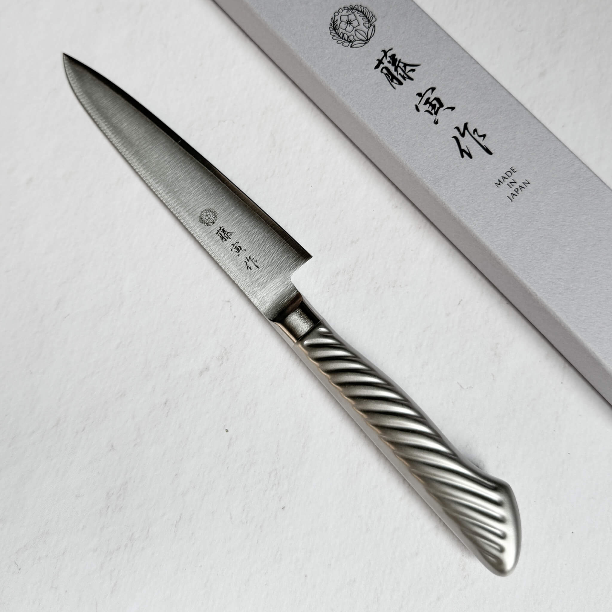Cobalt Metal Petty Knife 120mmmm - TOJIRO PRO DP ( Japanese Kitchen Knife )