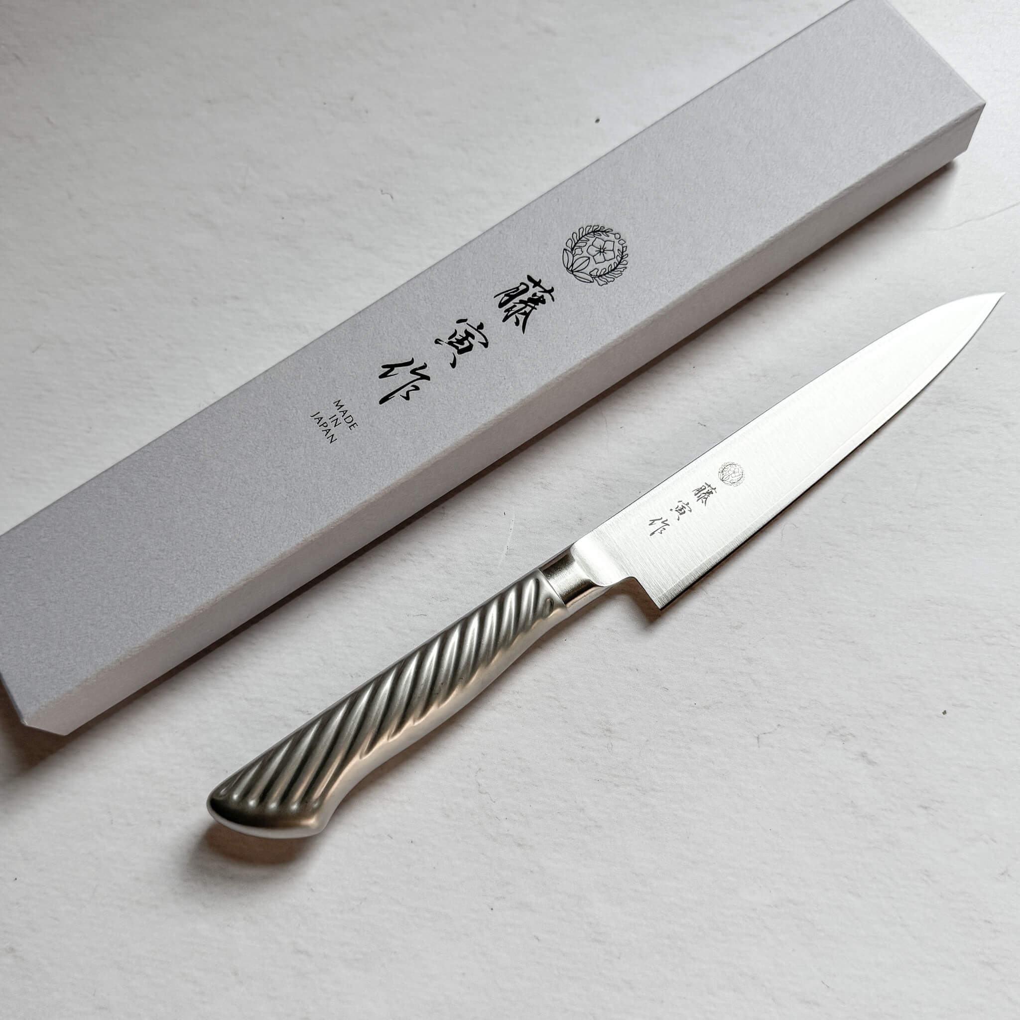 Cobalt Metal Petty Knife 120mmmm - TOJIRO PRO DP ( Japanese Kitchen Knife )