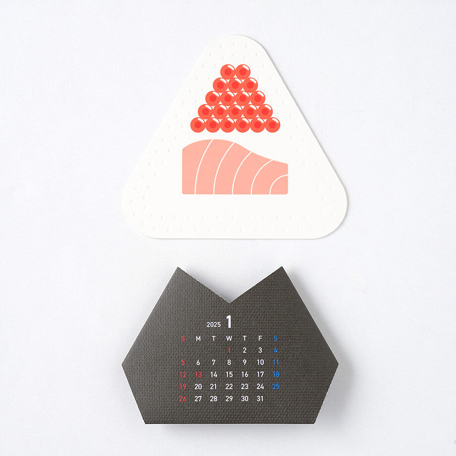 Tokyo Tsukiji Onigiri Calendar 2025 - Nagamochi Shop