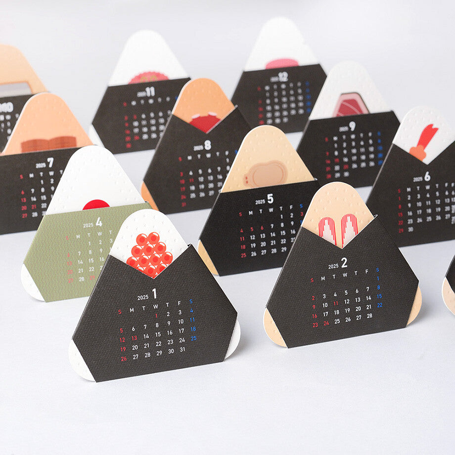 Tokyo Tsukiji Onigiri Calendar 2025 - Nagamochi Shop