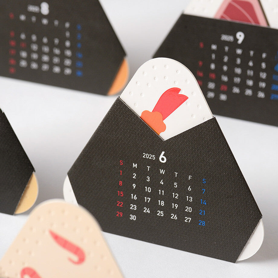 Tokyo Tsukiji Onigiri Calendar 2025 - Nagamochi Shop