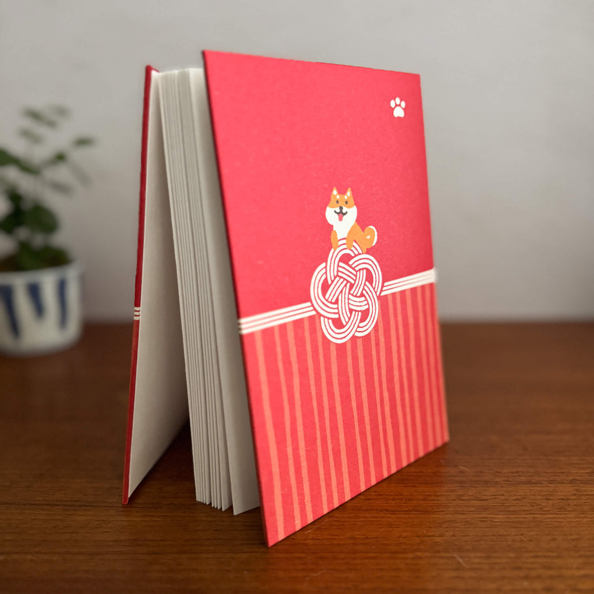 Japanese Goshuincho Temple & Shrine Stamp Book: Lucky Shiba Inu