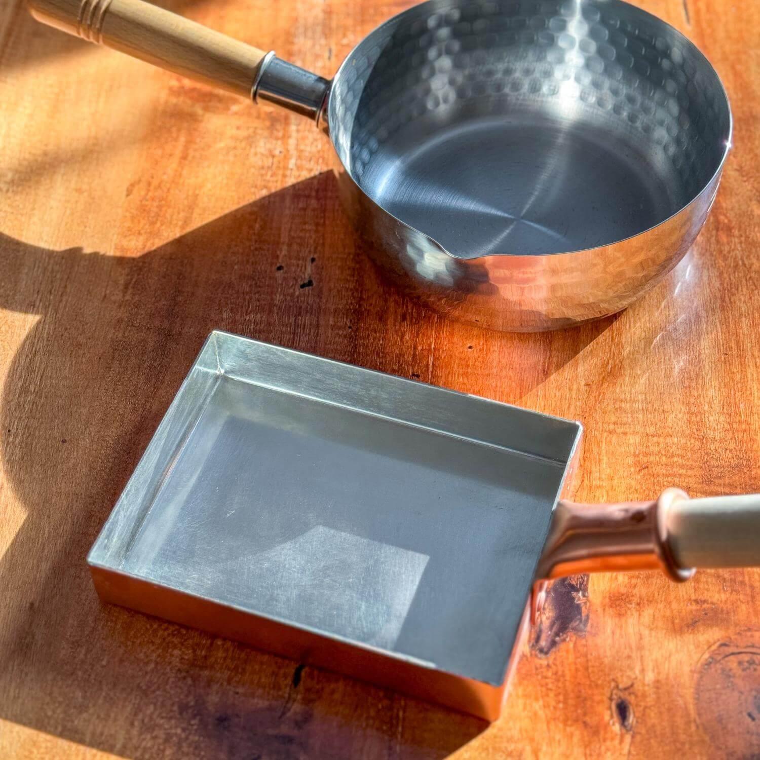 Copper Tamagoyaki Pan by Nakamura Douki - Nagamochi Shop