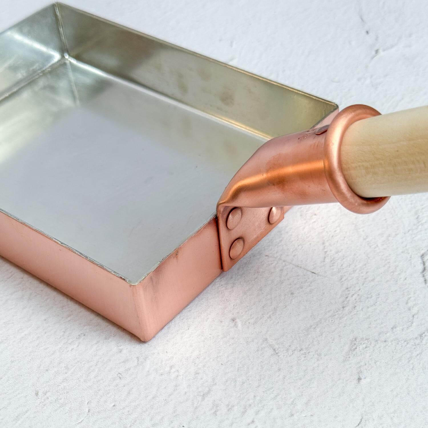 Copper Tamagoyaki Pan by Nakamura Douki - Nagamochi Shop