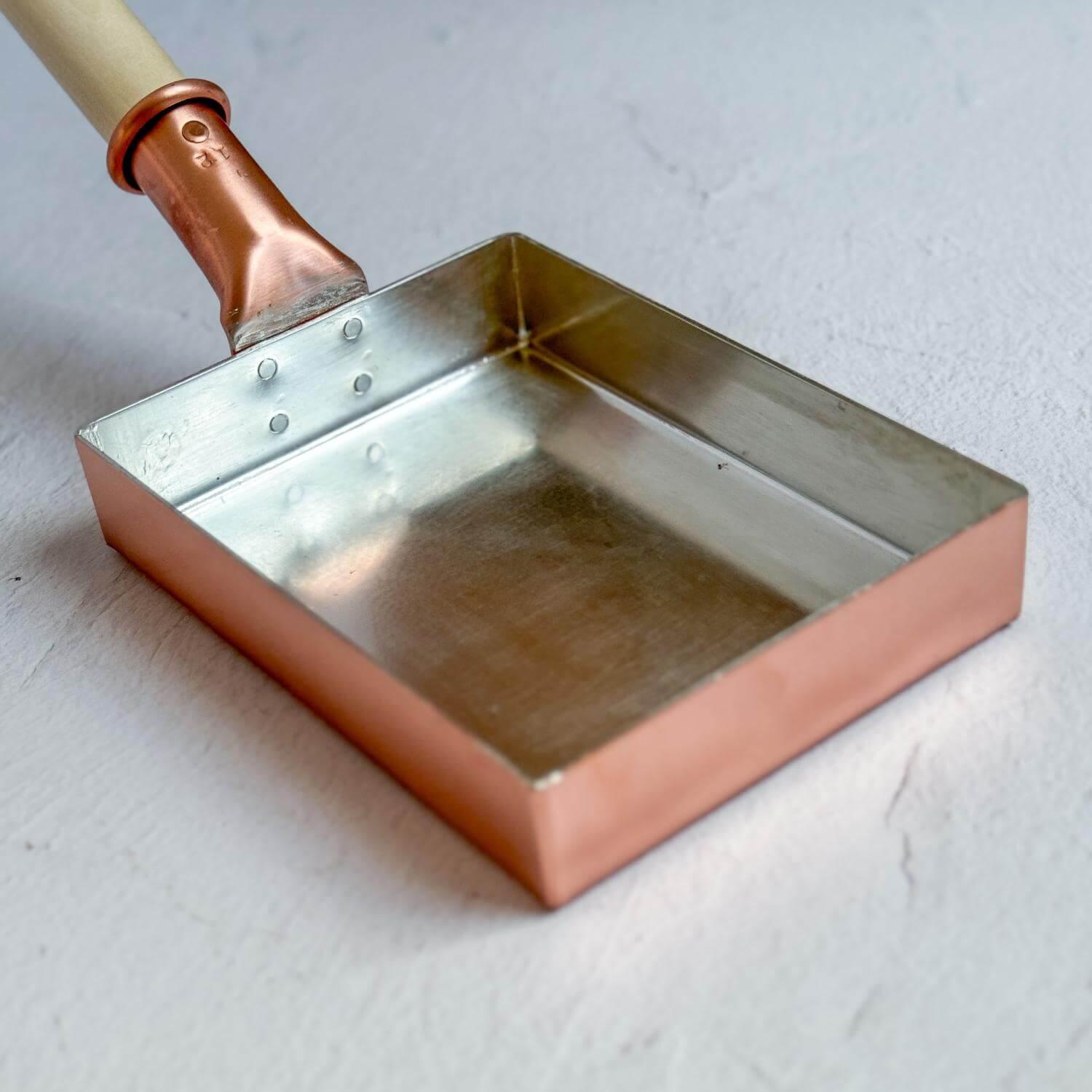 Copper Tamagoyaki Pan by Nakamura Douki - Nagamochi Shop