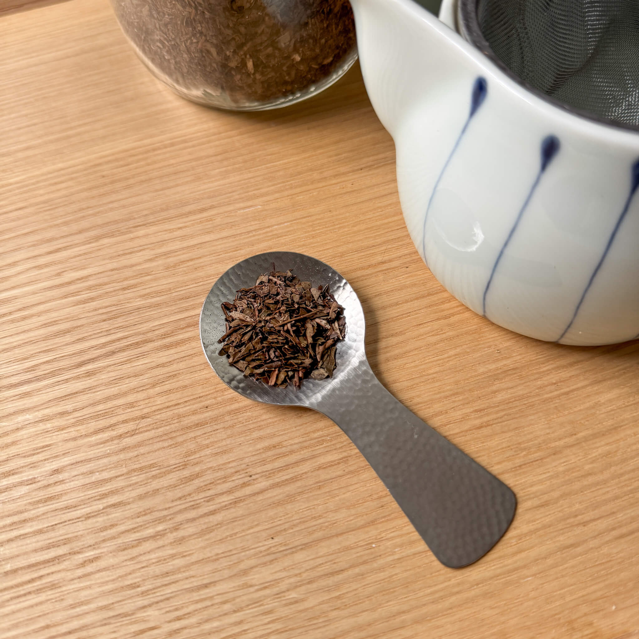 Stainless Steel Tea Scoop made in Tubame Japan