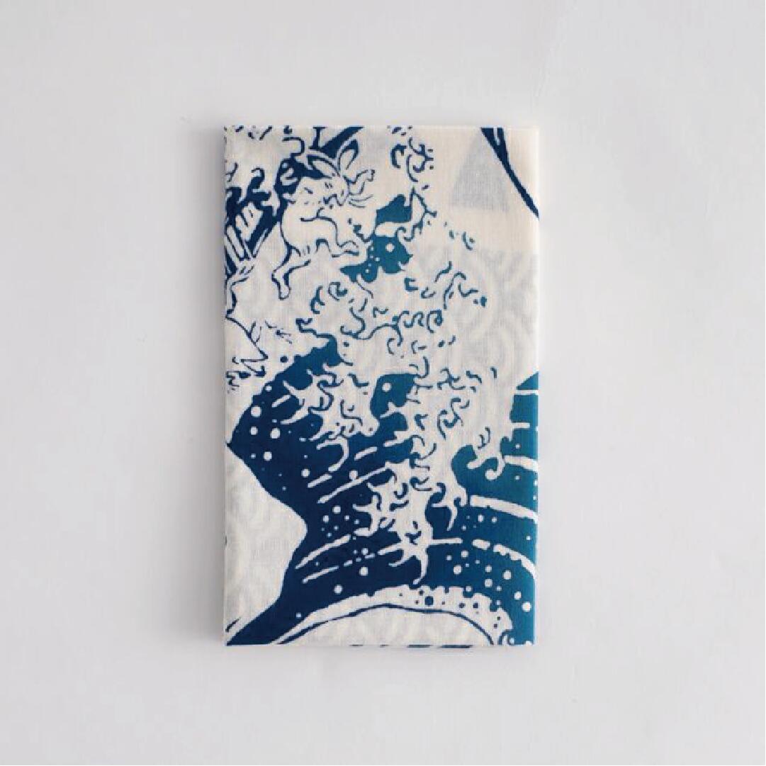 Tenugui Chojugiga Manga | The Great Wave off KANAGAWA - Nagamochi Shop
