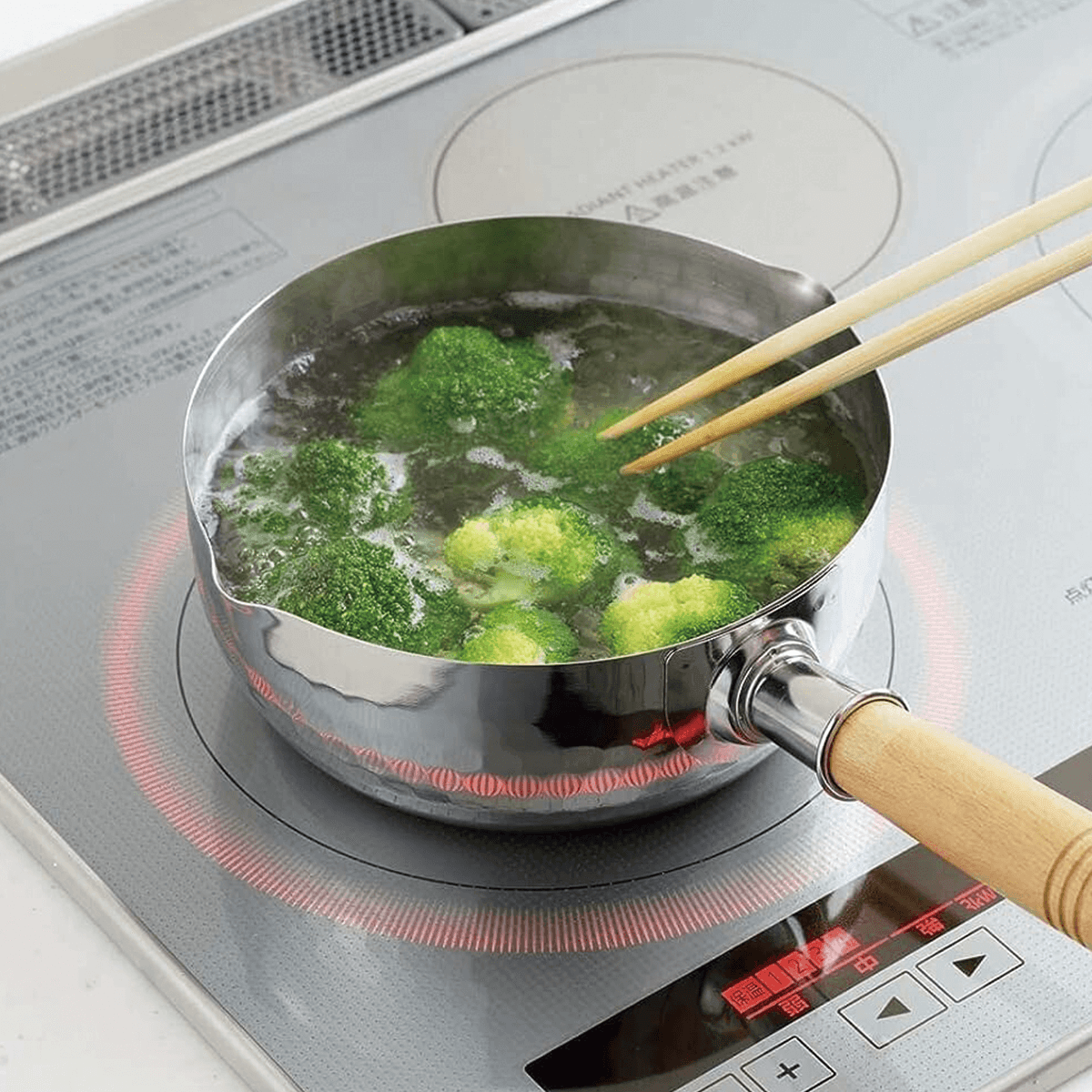 YOSHIKAWA Stainless Steel Yukihira Pot 18cm - Nagamochi Shop