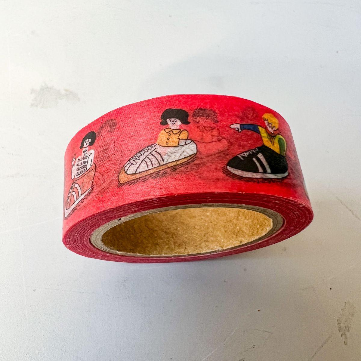 15mm Washi Tape "Shoes" - Nagamochi Shop