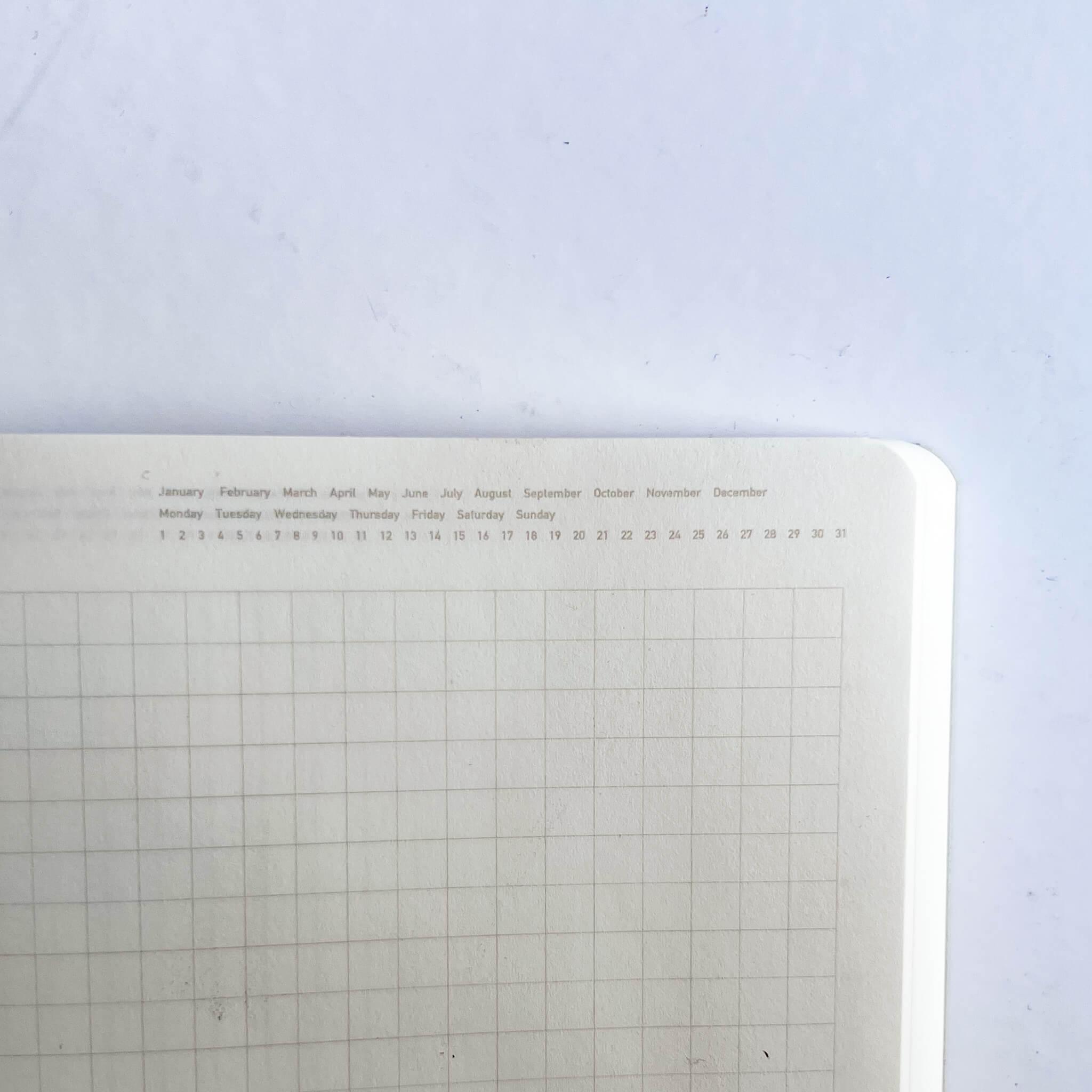 365 Days Journaling Notebook B6 - Nagamochi Shop