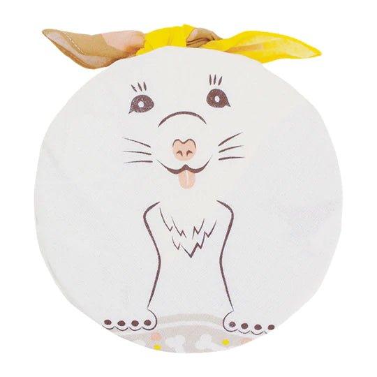 4 Dog Face Furoshiki 48x48cm - Nagamochi Shop