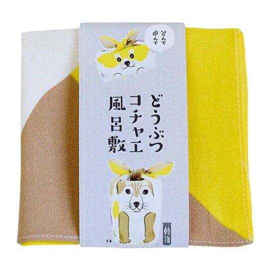 4 Dog Face Furoshiki 48x48cm - Nagamochi Shop