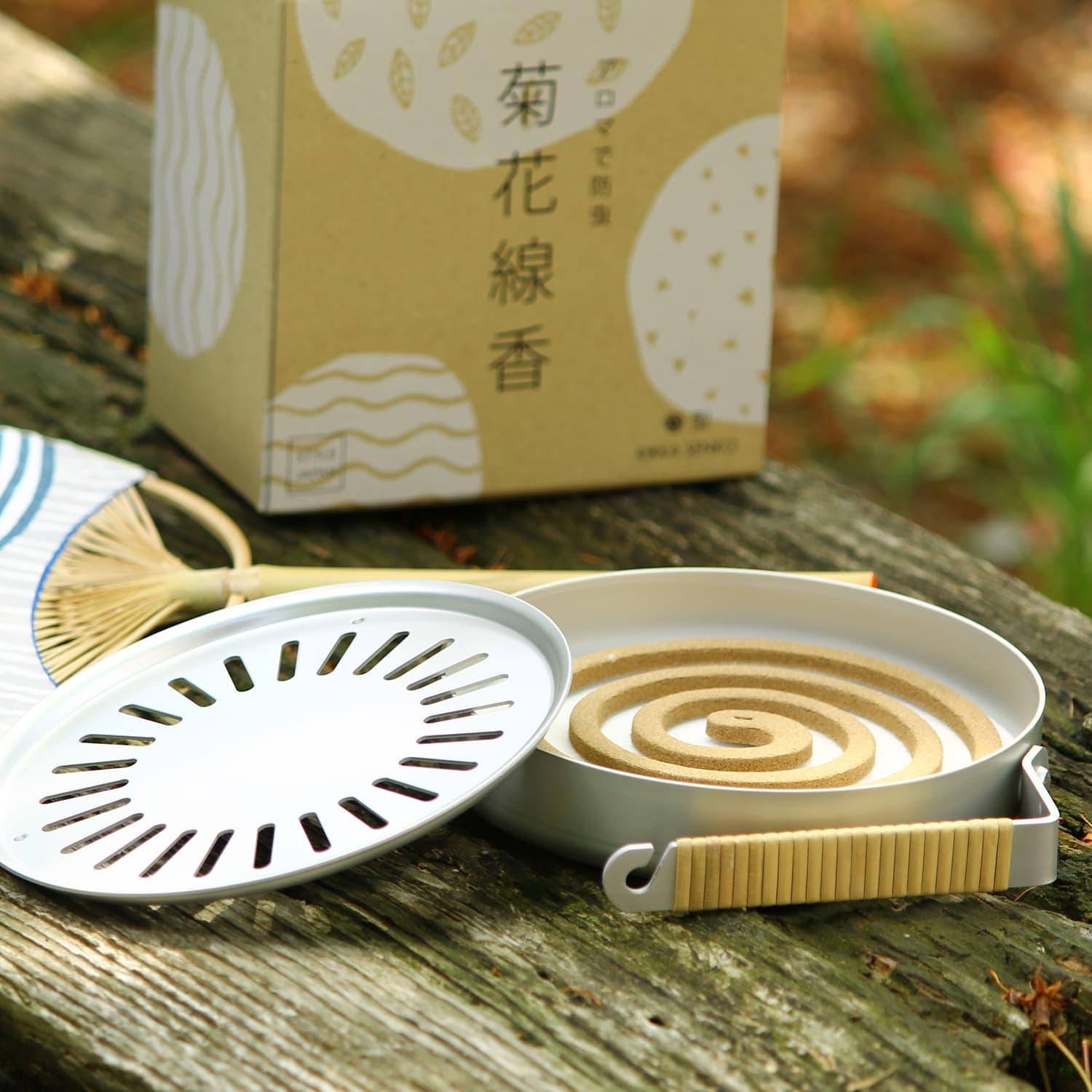 All Natural Mosquito Coil: Kikka Senkou (Chrysanthemum Coil) - Nagamochi Shop