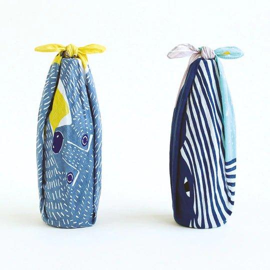 Art Furoshiki 50x50cm (Blue Whale) - Nagamochi Shop