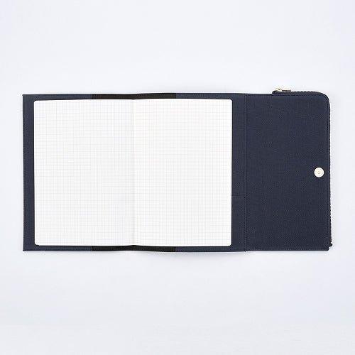 B6 Notebook Cover with Pen Case (Canvas) - Nagamochi Shop
