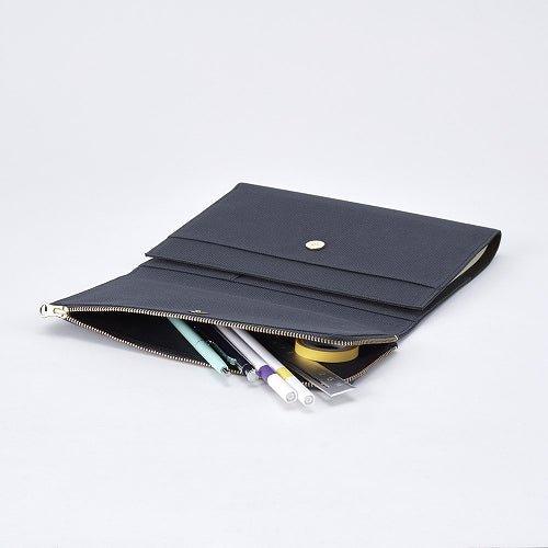 B6 Notebook Cover with Pen Case (Canvas) - Nagamochi Shop