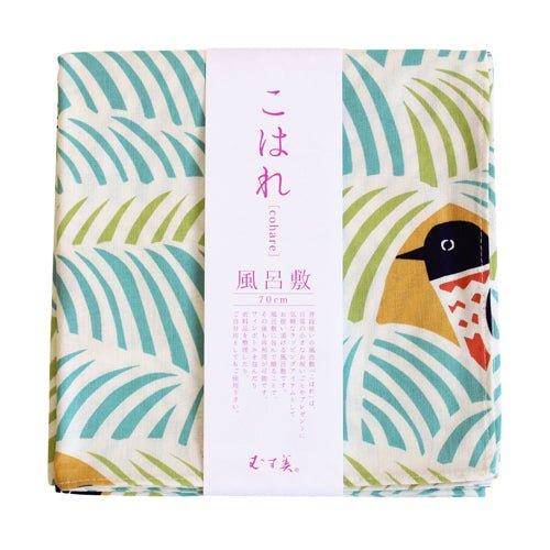 Cats & Birds Furoshiki 70 x 70cm - Nagamochi Shop