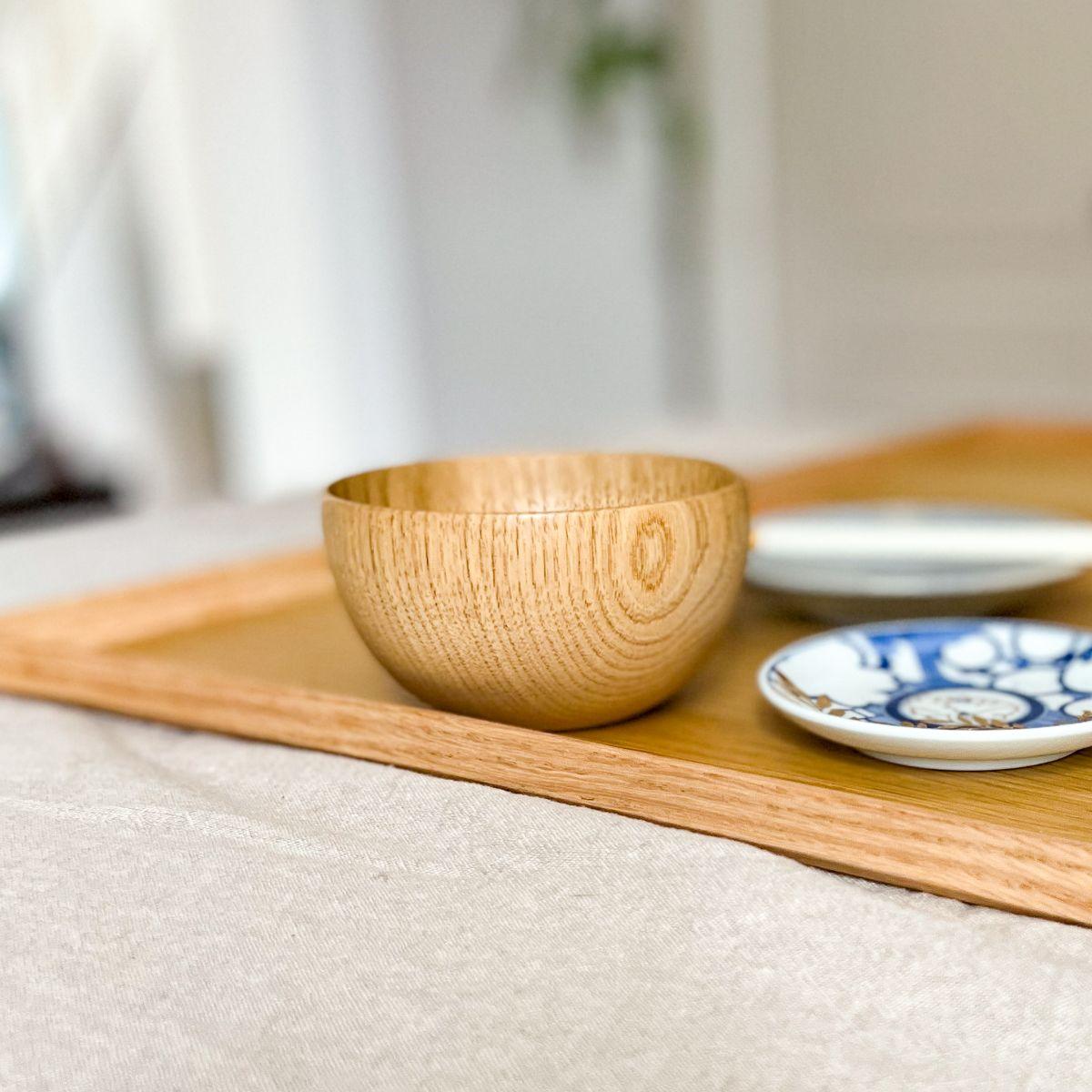 Chestnut Wood Bowl "Shirasagi Bowl" (Ishikawa Japan) - Nagamochi Shop